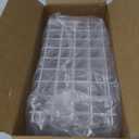 iSPECLE Deep Freezer Organizer Bins - 4 Pack Stackable Small Freezer Organizer Bins for 5 to 9 Cu.FT Small Chest Freezer Sort Frozen Food Easy to Get Food from Bottom without Digging in Freezer, White