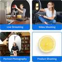 Selens Black White Backdrop 59 x 39.3 in Pop Up Collapsible Background
