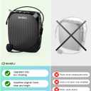 SHIDU Portable Voice Amplifier Personal Microphone Headset for Speaking Rechargeable Mini Pa System for Teachers Tour Guides Coaches Classroom Singing Yoga Fitness Instructors