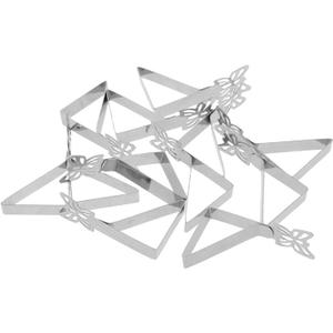 12pcs Stainless Steel Tablecloth Clips - Triangle Grips for Outdoor Dining Weddings and Events
