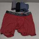 BAMBOO COOL Men's Underwear Boxer Briefs Soft Breathable Underwear (4 Pack) Medium