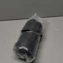 BYMECOST Lumbar Support Pillow for Car, Memory Foam Car Seat Back Support Pillow for Driving, Back Cushion with Strap for Pain Relief, Ergonomic Back Cushion for Office Chair, Wheelchair (Black)