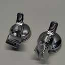 Zhehao Adjustable Shower Head Holder, Removable Suction Cup Shower Head Holder, No Drill Wall Mounted Suction Bracket with Chrome Polished for Marble Glass Metal Ceramic(2,Silver Wrench)