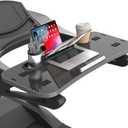 Treadmill Desk Attachment with Large Laptop Platform, Universal Ergonomic Workstation for Laptops/Tablets, Fits Treadmill Handlebars Up to 36 Inches, Black