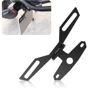 Motorcycle License Plate Bracket Adjustable,2-in-1 Motorcycle License Plate Holder for Licenses Plates/Tail Light,Universal Motorcycles Plates Mount Motorcycles Accessories