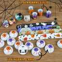 296PCS Halloween Party Favors Gloves, 24Sets Purple Orange White Gloves Stuffed Bulk Non-Candy Halloween Goodie Bags Fillers Trick or Treat Bag for Halloween Party Supplies Birthday Classroom Gifts