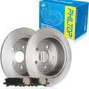 PHILTOP Rear Brake Pads and Rotors kit Fit for Toyota 2004-2007 Highlander, Lexus 2007-2009 RX350, Lexus 2004-2006 RX330, 11 Rear Brakes Rotors Automotive Replacement Brake kits