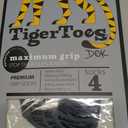 DOK TigerToes Premium Non-Slip Dog Socks for Hardwood Floors - Extra-Thick Grip that Works Even When Twisted - Prevents Licking, Slipping, and Great for Dog Paw Protection - Size Medium