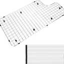 Sink Rack Protector Compatible with Kohler K 6488 and K 6489 Accessories: Stainless Steel Sink Rack for Bottom of Kitchen Sink