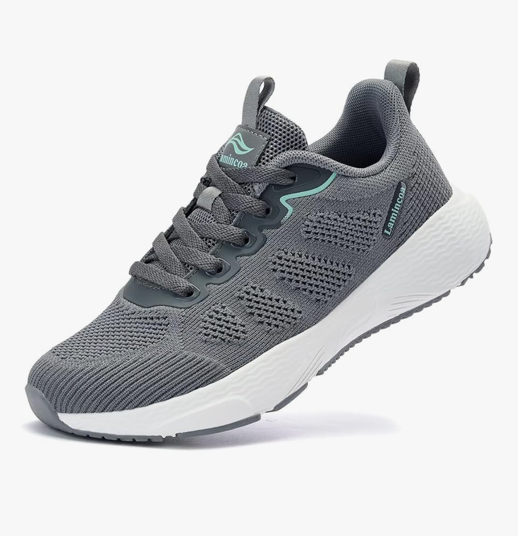 Lamincoa Women's Walking Shoes Running Lightweight Sneakers Comfortable Tennis Athletic Shoes Outdoor Gym Sport Workout 40