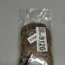 SARLA 2PCS Messy Bun Hair Pieces for Women Wavy Curly Synthetic Hairpieces for Updos with Tendrils Fake Scrunchies Ponytail Extension Beige Multi