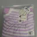 SUNNY PIGGY Toddler Baby Girls Summer Clothes Infant Newborn Outfits Stripe Tank Top Shorts Set, 6-12 Months
