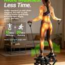 Rock Stepper Side to Side Exercise Machine, Rocking Stepper for Home Gym with LCD Display & Resistance Bands, Low-Impact Step Rocker Workout Equipment Supports 330 lbs