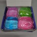 JOYIN 4 Pack Stress Cube, 2'' High Density Cube Fidget Toy, Stress Relief with Slow Rising Sensory Squishy Toys for Kids Adults, Birthday Gifts, Party Favors, Classroom Prizes for Boys Girls