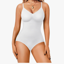 Irisnaya Women Slimming Bodysuits Shapewear Tops Tummy Control Body Shaper Spaghetti Strap Camisole Leotards Bodycon Jumpsuit, Size XL,2XL