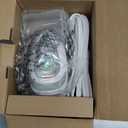 BEAUTURAL Mini Travel Steam Iron for Clothes with Dual Voltage, Temperature Control, Non-Stick Soleplate and Cord Storage, Ideal for Sewing, Quilting and Handcraft (White)