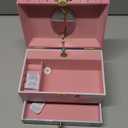 Giggle & Honey Musical Ballerina Jewelry Box for Girls - Kids Dancing Ballerina Music Box with Mirror, Ballet Gifts for Little Girls, Jewelry Boxes, Childrens Birthday Gift, Ages 3-10,Twirling Ballerina