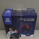 BOB AND BRAD Cordless Back Massager with Heat FSA Eligible HSA, Shiatsu Back Massager for Pain Relief Deep Tissue, 3D Kneading Massage Pillow for Pain Relief, Soothing Full-Body Relief for Family (Ocean Blue)