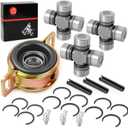 Front Rear Propeller Shaft Bearing Carrier & u-joint For Polaris Ranger RZR 570 900 1000