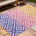 YONILE Outdoor Rug Waterproof for Patio,5x8 ft Outdoor Plastic Straw Rug,Reversible Plastic Area Rugs Mat Outside Carpet for RV, Deck, Porch, Picnic, Beach, Balcony