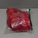 Eightale Strapless Long Prom Dresses Satin Mermaid Ruffle Split Maxi Formal Gown for Women, S, 36, Red 