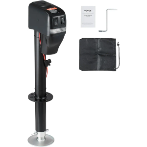 VEVOR Electric Trailer Jack, Power Tongue Jack Weight Capacity 4000 lbs, 9.84"-33.85" Electric Tongue Jack with Waterproof Cover for Lifting RV Trailer, Horse Trailer, Utility Trailer, Yacht Trailer