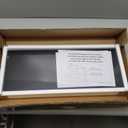 WELLAND 24 inch Black Mission Floating Shelves for Wall, Bathroom Wall Mount Shelves, Wood Modern Display Shelves, Book Shelves,for Bedroom,Living Room and Kitchen (23 3/5" x 9 1/4" x 2")