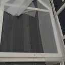 Trixie Natura Barn Style Dog House  Outdoor Wooden Shelter for Small to Medium-Sized Dogs - Weatherproof Sealer, Peaked Roof, and Adjustable Legs  41 x 27.75 x 36 in