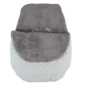 Tadpoles Quilted Stroller & Car Seat Cover - Light Grey | 27" x 20" x 2" | Made of 100% Super Soft Microfiber Polyester | Warm, Gentle & Durable | Ideal for Use as a Stroller Cover & Car Seat Cover (Black)