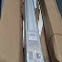 Persilux Cordless Zebra Blinds for Windows Free-Stop Window Shades (33" W X 64" H, White) Dual Layer Light Control for Day and Night, Light Filtering Sheer Shades for Home, Bedroom, Easy to Install
