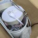 Leasgy 23'' Farmhouse Table Lamps for Living Room Set of 2 with USB C+A Ports, Retro Bedside Lamp for Bedroom, Office, Dining Room, Knob Switch, 3 Color Temperatures, Bulb Included, Beige