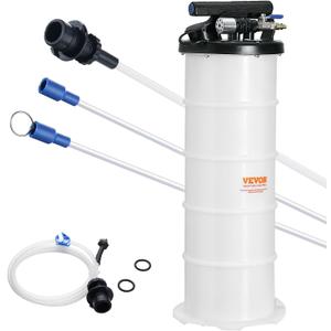 VEVOR 6.5L Pneumatic/Manual Oil Extractor Pump, Fluid Extractor Pump
