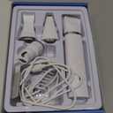 Veeconn Dog Clippers Grooming Kit Hair Clipper-Low Noise Paw Trimmer- Rechargeable - Cordless Quiet Nail Grinder Shaver for Cats and Other Pets (White)