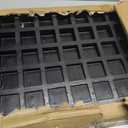 VEVOR 2" Rise Threshold Ramp Doorway, Recycled Rubber Power Wheelchair Ramp 3.64 Feet Long, 33069Lbs Load Capacity, Non-Slip Surface Rubber Solid Threshold Ramp for Wheelchair and Scooter