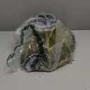 Victorian Lamp Shade, Tassel and Fringe,5.5"x11.8"x12.3" Style Bell Shape Scallop velvet top replacement lamp,Floor and Bedside Lamps (Olive Green)