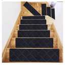 Stair Treads 7 Pack Non Slip Stair Treads Rugs Mats Self Adhesive Stair Treads Stair Rugs for Wooden Steps Indoor - 8" X 30"