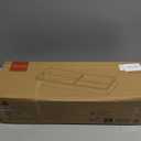 Lifewit Compact Silverware Organizer for Kitchen Drawer, Narrow Flatware Tray Holder, Plastic Cutlery Spoons, Forks and Knives Storage, White&Gray, 1 Pack