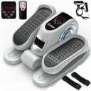 Zakle Under Desk Elliptical Machine, Electric Elliptical Training Machine w/Remote Control, 12 Speed Levels, Quiet Seated Pedal Exerciser for Home Office