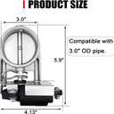 Switch Control 3" Valved Exhaust Cutout Stainless Steel Valve Kit