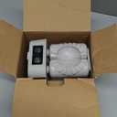 Automatic Electric Dumpling Press Maker Machine - Adjustable and Easy to Operate, With Spoon and Brush - For Home Kitchen Pastry Making (White)