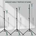 8.5x10 ft Backdrop Stand, Maxztill Adjustable Back Drop Banner Stand, Photography Photo Studio Background Stand Support Kit for Parties Wedding Decoration with Carrying Bag