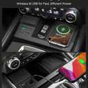 Wireless Car Charger for Mazda CX-5 2017–2025 Accessories, Center Console Wireless Phone Charging Pad for Mazda CX-5 Car Interior Accessories 2017 2018 2019 2020 2022 2023 2024 2025