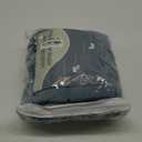 Nanspring Blue Semi Sheer Linen Curtains 84 inch Length for Living Room Back Tab Modern Farmhouse Coastal Decor Stone Dusty Blue Cotton Textured Gauze Curtains for Dining Room Bedroom Blue Grey (52"W x 84"L (Pack of 2))