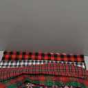 Tatuo 12 Pieces Christmas Fat Fabric Bundles Buffalo Plaid Fat Quarters Cotton Fabric Square Bundles 19.5 x 15.7 Inch Charm Yarn-Dyed Checked Quilting for DIY Crafting Sewing(Sweet Style)