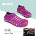 TOLLN Quick-Dry Barefoot Water Shoes for Men, Women & Youth  Versatile Aqua Socks for Beach, Pool, Kayaking, Hiking, Surfing, Yoga & Outdoor Sports (8.5 Women/7.5 Men, Purple)