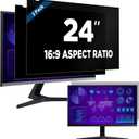 Magicmoon 2-Pack 24 Inch Computer Privacy Screen Filter, Anti-Spy/Glare Protector Film for Widescreen Monitor with 16:9 Aspect Ratio (Width x Height: 531mm x 298mm)