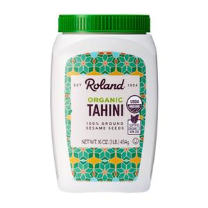 Roland Foods Organic Tahini From Pure Ground Sesame Seeds, 16 Ounce Jar, Pack of 3