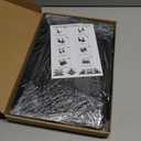 3 Tier Staight Retail Table Display Stands Farmers Market Display Shelf for Food & Merchandise, Portable Retail Display Shelves for Retail Stores & Vendors for Cupcake Stand, Craft Shows