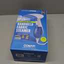 Conair Handheld Garment Steamer for Clothes, ExtremeSteam 1200W, Portable Handheld Design,White/Blue