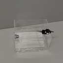 Amazon Basics Ballot Box With Key Lock, Clear